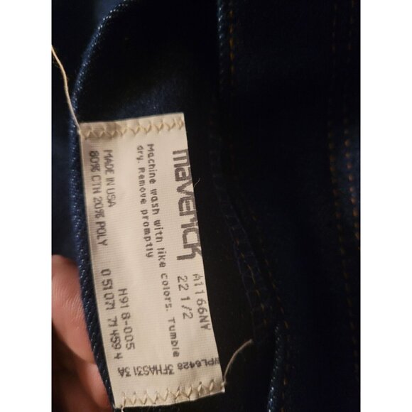 Lady Maverick Women's Elastic Waist Dark Blue Wash Jeans Size 22 1/2 USA New - Picture 4 of 5